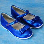 Туфли для девочки М+Д, синие