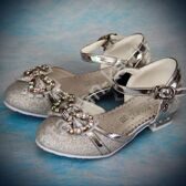 Туфли для девочки Biki, серебро